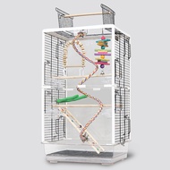 Transparent acrylic bird cage parrot cage bird breeding cage bird villa