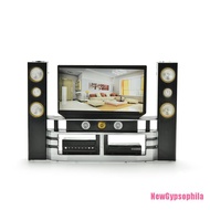 NewGypsophila★ 1 Pcs Hi-Fi 1:6 Tv Home Theater Cabinet Set Combo For