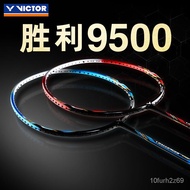 （Badminton racket）💥in stock💥AuthenticVICTORVictory Badminton Racket Single-Shot Challenger9500Full Carbon Shuttlecocks E