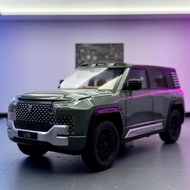 1:24 BYD LOOK UP AT U8 Alloy Car Model High Simulation Diecast Metal Toy Vehicles Model Sound and Li