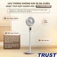 Quạt thông minh điều khiển giọng nói AI AQUA ED1823T(W) tích hợp tinh dầu đối lưu không khí