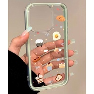 Soft Bread Bow Cake Casing Xiaomi M7 Plus C85 X7 Pro F7 Pro Ultra C71 F6 X6 Pro 11 12 Lite X5 12T 13