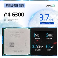 AMD A4 6300 Dual-Core APU FM2 3.4 Ghz Main Frequency Spread Tabletop CPU 65W