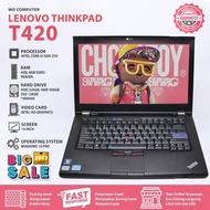 Ready Stok Laptop Lenovo Thinkpad T420 - Intel Core I5 - Second Murah