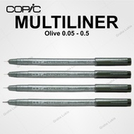 Copic Multiliner Olive 005 - 05 Copic Drawing Pen/ Olive