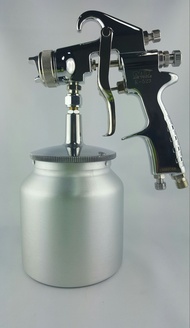 กาพ่นสี (กาล่าง)HPหัวเข็ม 1.3หรือ1.5มม.ถ้วยอลูมิเนียม 700CC. รุ่น K523S Made in Taiwan