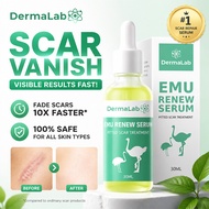 Dermalab Emu Renew Serum Scar Removal Cream Pitted Scar Treatment Safe for Skin | Moisturizing Acne 