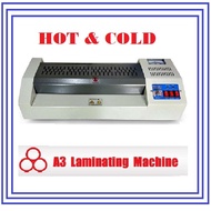 hot and cold laminator Electronic ID LaminationA3 Laminator Laminating Machine ID laminator machine