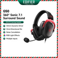 Edifier Hecate G50 7.1 Surround Sound Gaming Headphone - Multi-Function Controller | Omnidirection