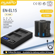 PUMPD EN-EL15 Battery Charger for Nikon D7000, D7100, D7200, D7500, Z5, Z6, Z7, Z8II