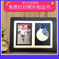 medal hanger medal frame display Wooden Medal Display Frame Marathon Medal Display Stand Badge Mount