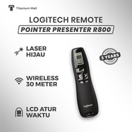 Logitech R-800 Wireless Presenter - Battery life (laser pointer) 20 hours, Range Up to 30m