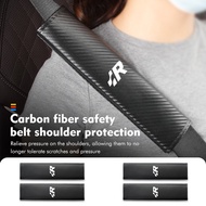 Carbon Fiber Car Seat Belt Shoulder Cover Styling Interior  For Volkswagen GTI Tiguan Passat B5 B6 B7 CC Jetta MK5 MK6 Polo