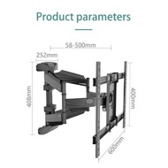 S8 Double Arm Full motion Wall Mount TV Brackets Swivel for 32”inch 50” inch to 85 inch TV Monitor [