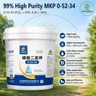 0-52-34 (P₂O₅ ≥ 52%, K₂O ≥ 34%) 99% High Purity MKP 0-52-34 | Monopotassium Phosphate | Boost Flower