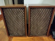 Vintage Sansui SP-35 passive speakers brown veneer wood made in Japan 古董山水喇叭