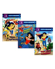 DC Super hero Girls 3册4个故事 step into reading 美国兰