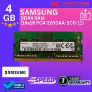 SAMSUNG 4GB 3200MHz DDR4 RAM  (1Rx16 PC4-3200AA-SC0-11)