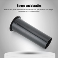 Sanpyl Speaker Port Tubes 2PCs Open Hole 50mm Tube Smooth Inner Wall ABS Plastic Inverted for 4 to 6