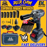 ⚡Free 13 drill bit set + sockets⚡Brushless electric wrench  cordless impact wrench 880Nm screwdriver