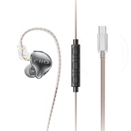 FiiO JD10 In-Ear Single Dynamic Driver Wired HiFi Earphones Support Android Apple Type-C Universal M