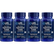 Life Extension Optimized Folate 8500 mcg DFE, 30 Vegetarian Tablets (Pack of 4)