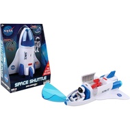 [sgstock] Daron NASA Space Adventure Series: Space Shuttle with Lights & Sounds & Figure, Approx 9" 