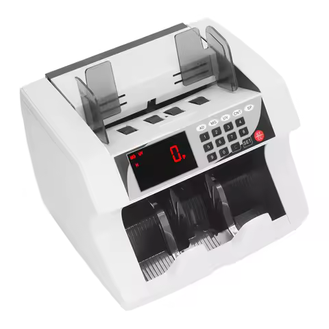 Bill Cash Counting Machine Money Counter Accurate Counting LCD Alarm Mini Commercial Bill Cash Count