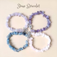 Stone Bracelet / Pebble Stone Bracelet / Natural Stone Bracelet / Women's Stone Bracelet / Broken St