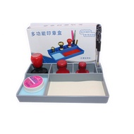 Multifunctional Seal Box Seal Pad Seal Pad Seal Pad Box Seal Storage Box Bank Use Large Seal Box Cou