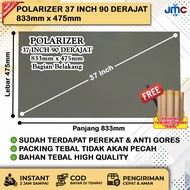 Polarizer Polaris TV 37 Inch 0 Derajat / 90 Derajat Dimensi 833x475mm