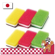 Duskin Kitchen Sponge Hard Type Cute Color Set