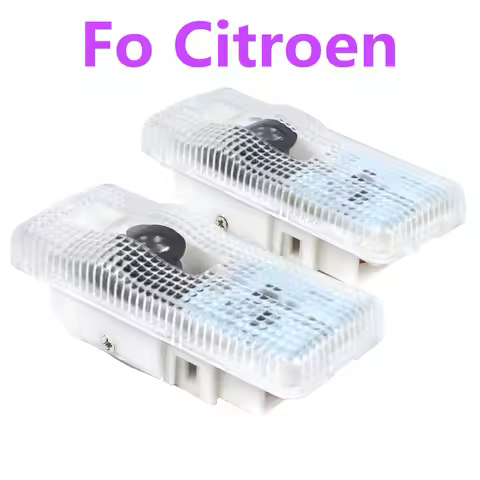 2X LED Car Projector Door Lamp Courtesy Welcome Light For Citroen C6 C8 DS3 C3 C4 C5 X7 XANTIA Picas