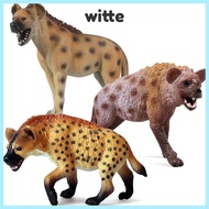 WITTE Spotted Hyena Model Science &  Educational Toy Kids Cognition Simulation Wild Animals