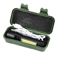 Super seller8 ไฟฉาย ไฟฉายแรงสูง ไฟฉายความสว่างสูง ชาร์จแบตได้ ปรับได้ 3 รูปแบบ ส่องได้ไกล กันน้ำ กันกระแทก LED Flashlight USB Charger รุ่น APL-511