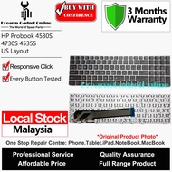 Replacement Notebook Keyboard for HP Probook 4530S 4730S 4535S  US Layout