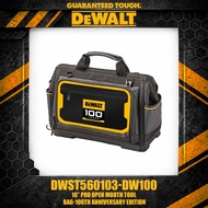 DEWALT DWST560103-DW100 16” Pro Open Mouth Tool Bag 100TH Anniversary Edition Tool Accessories