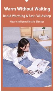 150 厘米 x 80 厘米快速保暖除蟎除濕自動安全加熱電法蘭絨熱墊毯 gfyckp 150cm x 80cm Rapid Warm Mite Killing Dehumidifying Auto-S