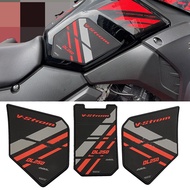 For SUZUKI VStrom V Strom 250 650 1000 1050 XT DL Motorcycle Stickers Rubber Tank Pad Protector Side Non Slip Protection