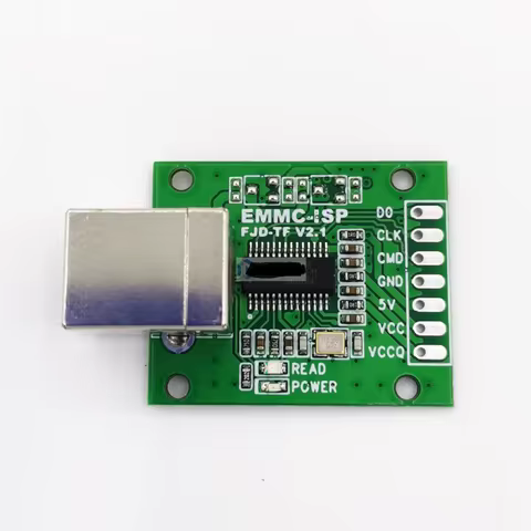 AU6438BS Chip 3 Line EMMC-ISP High-speed Fly Wire Tool USB-B Type Computer Communication