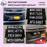 BUAT SIAP JPJ Approve Standard Car Number Plate ! 🔥 (1pcs Papan+Nombor) Nombor Plate Kereta No Plat车牌