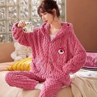 terno pantulog for woman pantulog terno women terno for woman pantulog Coral velvet pajamas women's 