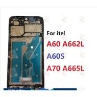 LCD front frame for itel A60S A60 A70 Body Bezel Plate A662L A665L A662LM