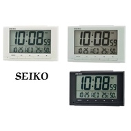 Seiko Digital Desk Table Calendar Beep Alarm Clock QHL090