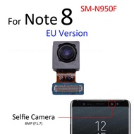 กล้องหลักมองหลังหลังสำหรับ Samsung Galaxy Note 9 8 N960 N950ด้านหน้า Selfie กล้องที่ส่วนสายเคเบิลที่หักงอได้