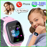 DRJJH Kid Smart Watch Children's Phone SmartWatches Baby Watch Voice Chat Finder Locator Tracker 2G 