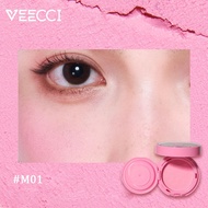 VEECCI X Chibi Maruko-Chan Waterproof Powder Blusher Light Pink Pasta Two Structures Multifunctional
