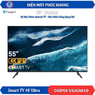 Điện Máy Phúc Khang x Casper | Smart TV Casper A Series 55" 55UGA610 - Điều Khiển Bằng Giọng Nói