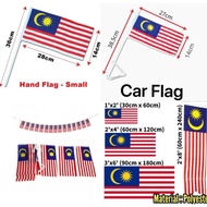 Bendera Malaysia Hand Flag Bendera Jalur Gemilang (Hand Flag/Car Flag/Bunch Flag)