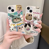 Cute Cat MeMe Case for VIVO Y100 Y21E Y20 Y17 Y15A Y16 Y1s Y22 Y51 Y28 Y36 Y95 Y19 Y50 Y03 Y02 V25 Y
